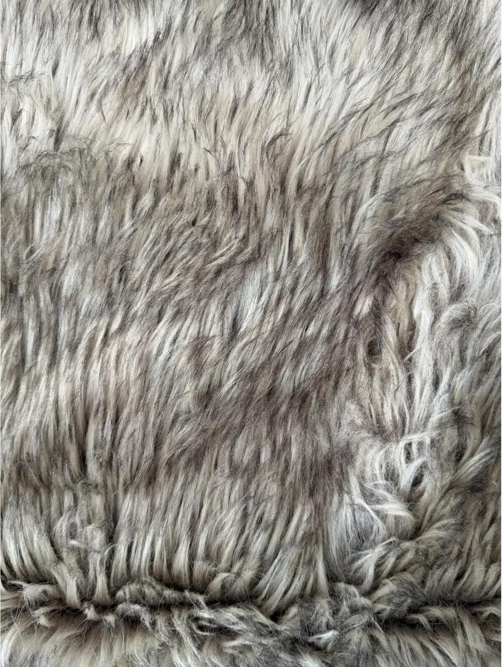 Pottery Barn Faux Fur Stewart Plaid Throw 50X60 Preowned